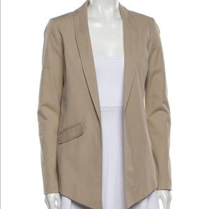 Derek lam 10 Crosby woman’s tan stretchy tuxedo blazer suit jacket sz 0